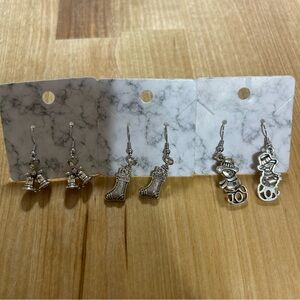 Hand-crafted Christmas Earrings